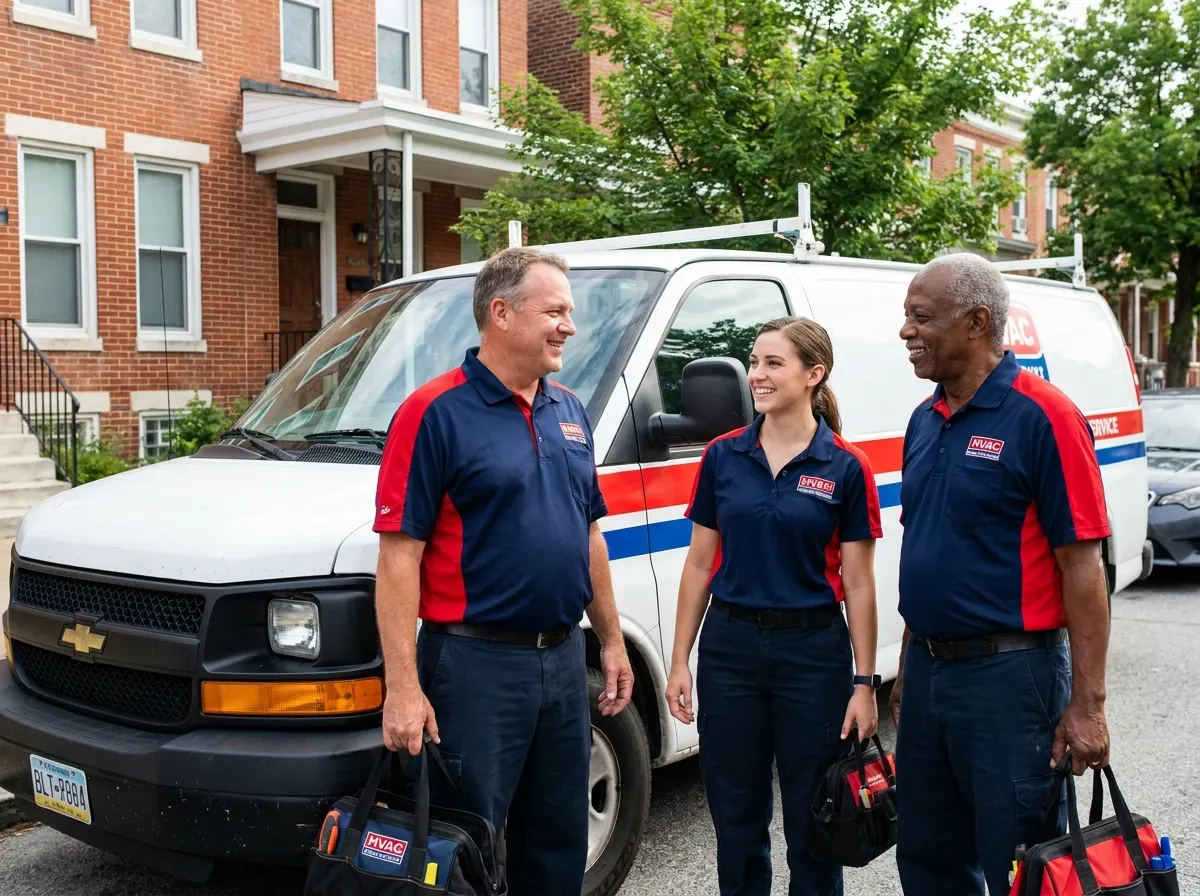 The Sierra Heating & Air Conditioning team — hvac contractor in Baltimore, MD